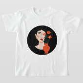 Portrait of a woman tシャツ (レイダウン)