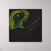 Portrait of a Wood Nymph  キャンバスプリント (正面)