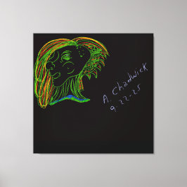 Portrait of a Wood Nymph  キャンバスプリント