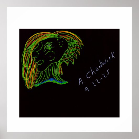 Portrait of a Wood Nymph  ポスター (正面)