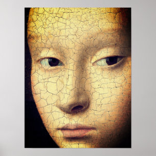 Portrait of a Young Girl (detail) ポスター