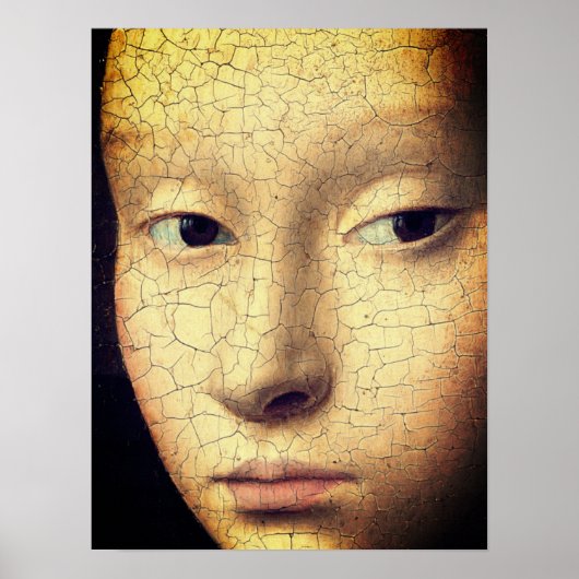 Portrait of a Young Girl (detail) ポスター (正面)