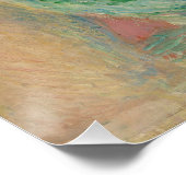 Portrait of Actress Jeanne Samary, Auguste Renoir ポスター (コーナー)