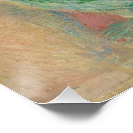 Portrait of Actress Jeanne Samary, Auguste Renoir ポスター (コーナー)