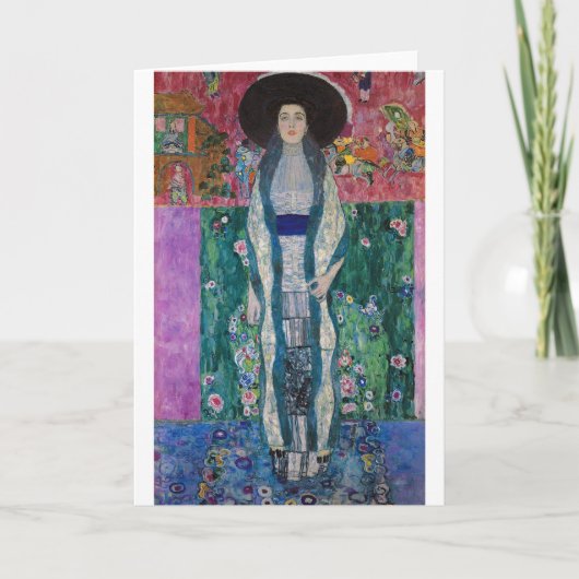 Portrait of Adele Bloch Bauer, Gustav Klimt カード (正面)