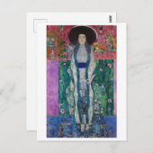 Portrait of Adele Bloch Bauer, Gustav Klimt ポストカード (正面/裏面)