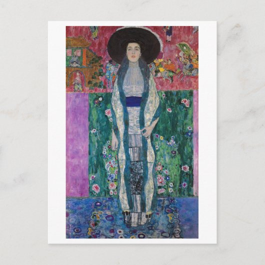 Portrait of Adele Bloch Bauer, Gustav Klimt ポストカード (正面)
