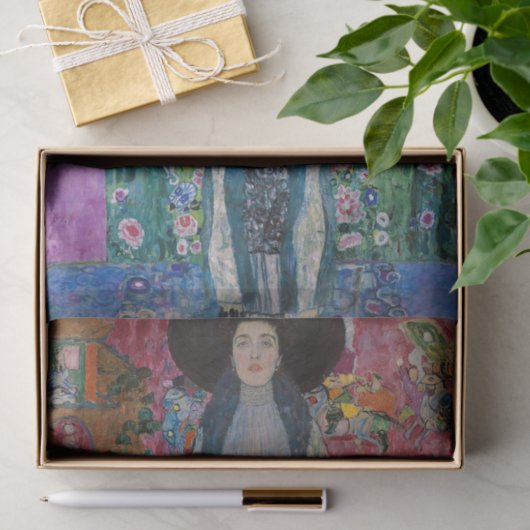 Portrait of Adele Bloch Bauer, Gustav Klimt 薄葉紙 (ギフト)