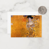 Portrait of Adele Bloch-Bauer I, 1907 by Klimt ノートカード (正面/裏面インサイチュ)