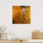 Portrait of Adele Bloch-Bauer I by Gustav Klimt ポスター (キッチン)