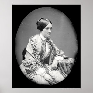 Portrait of Ann "Nannie" Macomb Daguerreotype 1850 ポスター