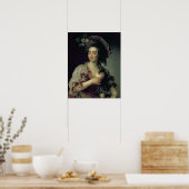 Portrait of Anna Davia-Bernucci, 1782 ポスター (キッチン)