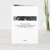 Portrait of Bello Greeting Card 招待状 (裏面)