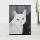 Portrait of Blanca Painting by Alfred Fox カード (正面)