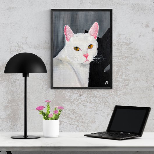 Portrait of Blanca Painting by Alfred Fox キャンバスプリント