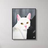 Portrait of Blanca Painting by Alfred Fox キャンバスプリント (正面)