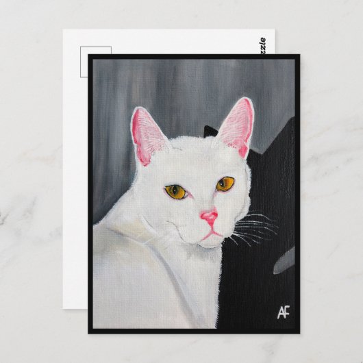 Portrait of Blanca Painting by Alfred Fox ポストカード (正面/裏面)