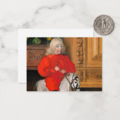 Portrait of Casimir Laurin, Murre by Carl Larsson ノートカード (正面/裏面インサイチュ)