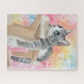 Portrait of Cat Puzzle ジグソーパズル (横)