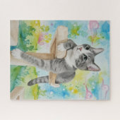 Portrait of Cat Puzzle ジグソーパズル (横)