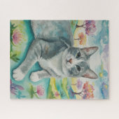 Portrait of Cat Puzzle ジグソーパズル (横)