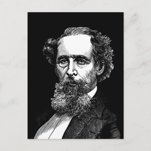 Portrait of Charles Dickens ポストカード (正面)