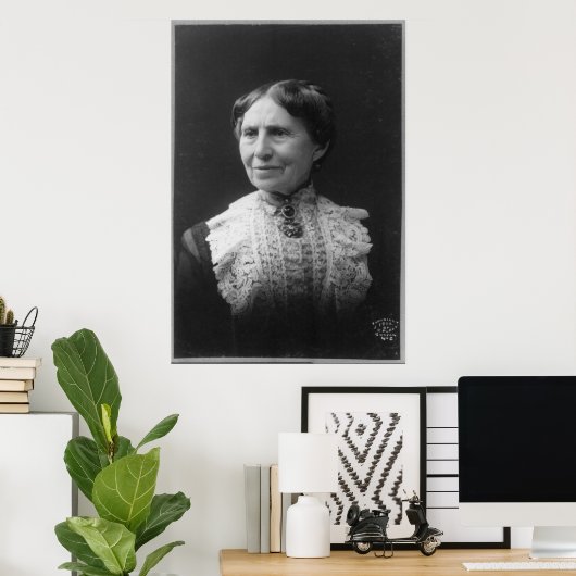 Portrait of Clara Barton Later in Life ポスター (ホームオフィス)