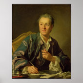 Portrait of Denis Diderot  1767 ポスター (正面)