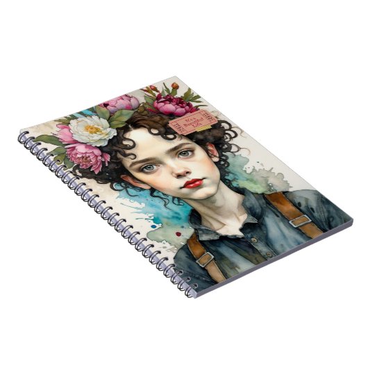 Portrait of Edith It's A Beautiful Life Notebook ノートブック (右側)