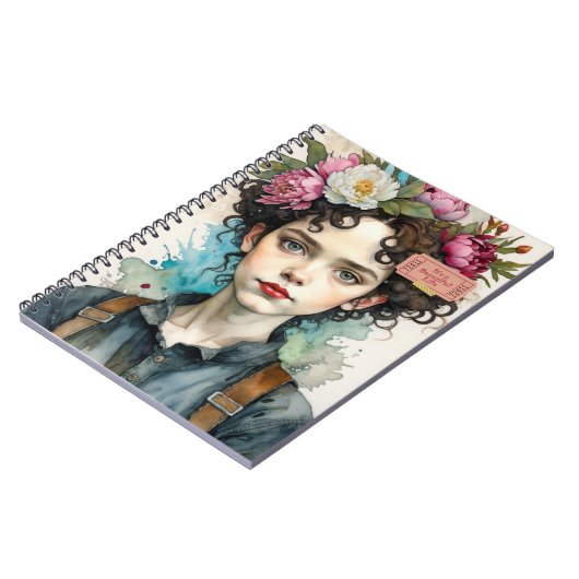 Portrait of Edith It's A Beautiful Life Notebook ノートブック (左側)