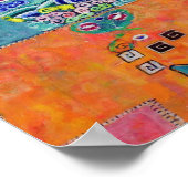 Portrait of Elisabeth Lederer, Gustav Klimt ポスター (角)