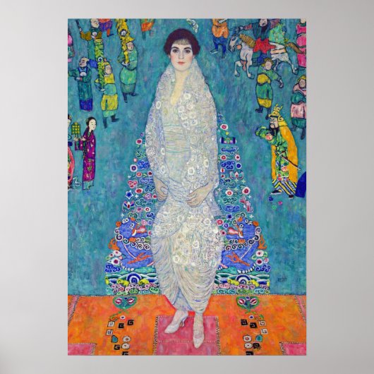 Portrait of Elisabeth Lederer, Gustav Klimt ポスター (正面)