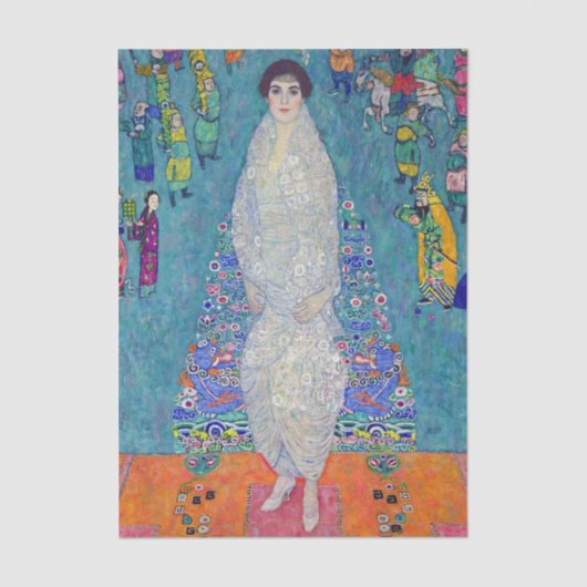 Portrait of Elisabeth Lederer, Gustav Klimt 薄葉紙 (正面)