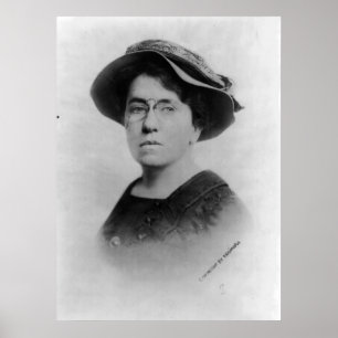 Portrait of Emma Goldman Anarchist Feminist ポスター