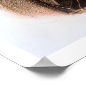 Portrait of Felix Mendelssohn (1809-47) (litho) ポスター (角)