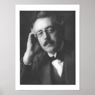 Portrait of Frank Bridge (1879-1941) (b/w photo) ポスター