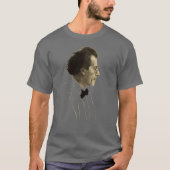 Portrait of Gustav Mahler (1902) Tシャツ (正面)