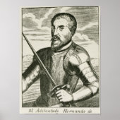 Portrait of Hernando de Soto ポスター (正面)