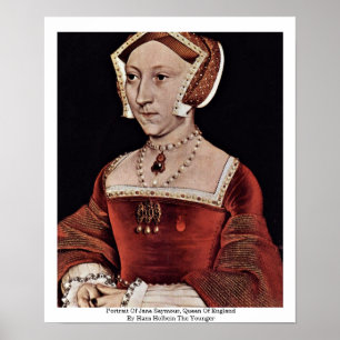 Portrait Of Jane Seymour, Queen Of England ポスター