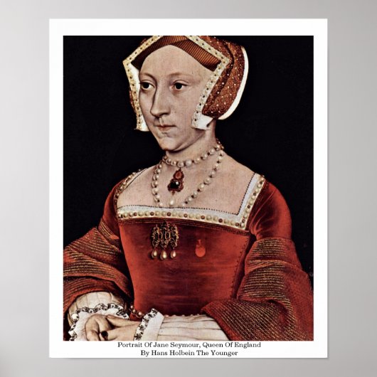Portrait Of Jane Seymour, Queen Of England ポスター (正面)