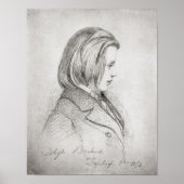 Portrait of Johanes Brahms aged Twenty, 1853 ポスター (正面)