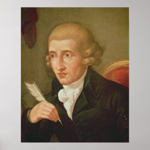 Portrait of Joseph Haydn ポスター