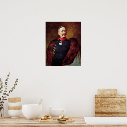 Portrait of Kaiser Wilhelm II ポスター (キッチン)