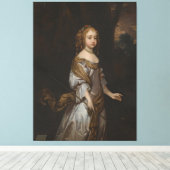 Portrait Of Lady Elizabeth Seymour キャンバスプリント (インサイチュ (ウッドフロア))