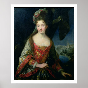 Portrait of Louise-Hippolyte (1687-1731), Princess ポスター