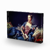 Portrait of Madame de Pompadour – Francois Boucher フォトブロック (右)