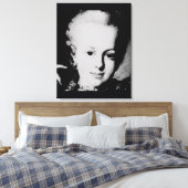 Portrait of Marie Antoinette Maria Antonia Austria キャンバスプリント (インサイチュ (寝室))