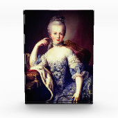 Portrait of Marie Antoinette – Martin van Meytens フォトブロック (正面)
