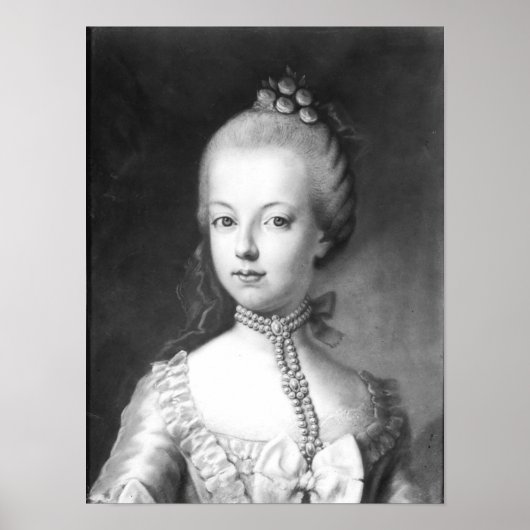 Portrait of Marie-Antoinette  of Habsbourg ポスター (正面)