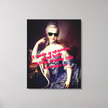 Portrait of Marie Antoinette with Sunglasses quote